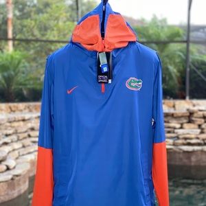 Nike Florida Gators On-Field Sideline Jacket L Blue Windbreaker CQ5218-480 NWT